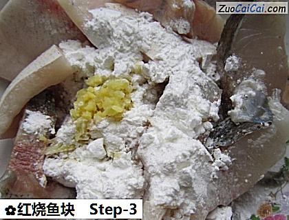 红烧鱼块做法第三步骤