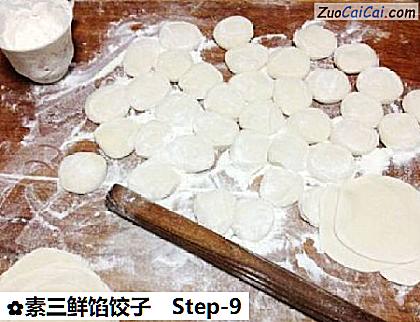 素三鲜馅饺子做法第九步骤