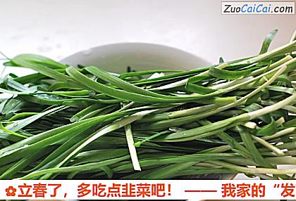 多吃点韭菜吧做法第六步骤