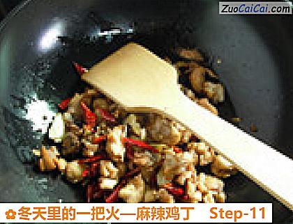 麻辣鸡丁做法第十一步骤