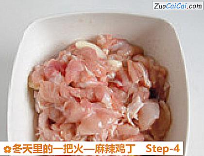 麻辣鸡丁做法第四步骤