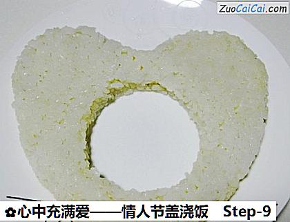 心中充满爱——情人节盖浇饭做法第九步骤