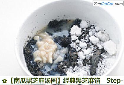 南瓜黑芝麻汤圆做法第五步骤