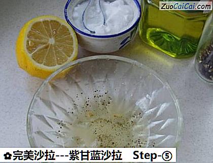 -紫甘蓝沙拉做法第五步骤