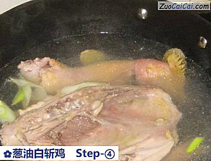 葱油白斩鸡做法第四步骤