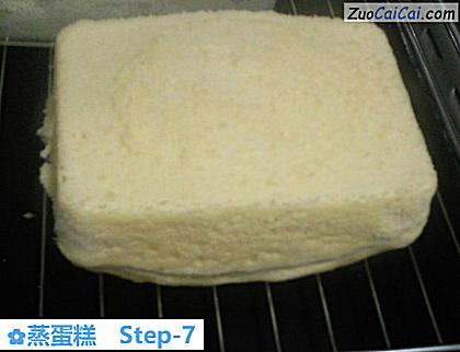 蒸蛋糕做法第七步骤