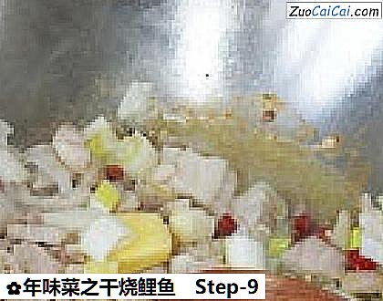 年味菜之干烧鲤鱼做法第九步骤