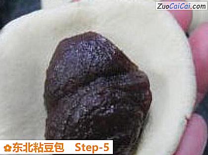 东北粘豆包做法第五步骤