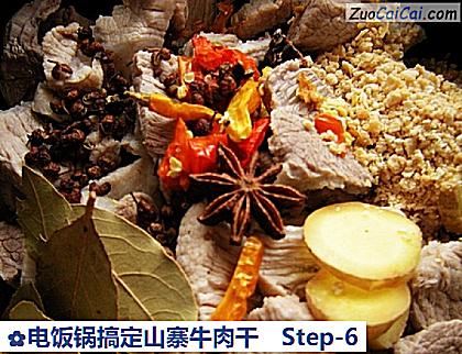 电饭锅搞定山寨牛肉干做法第六步骤