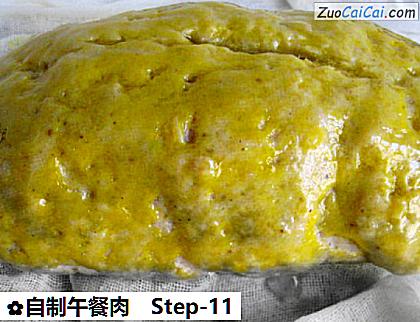 自制午餐肉做法第十一步骤