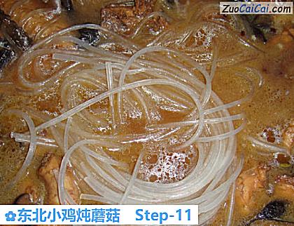 东北小鸡炖蘑菇做法第十一步骤