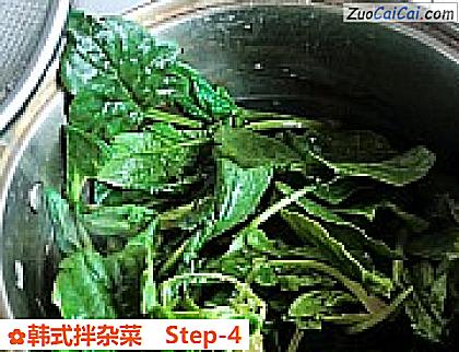 韩式拌杂菜做法第四步骤