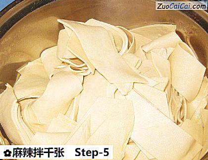 麻辣拌千张做法第五步骤