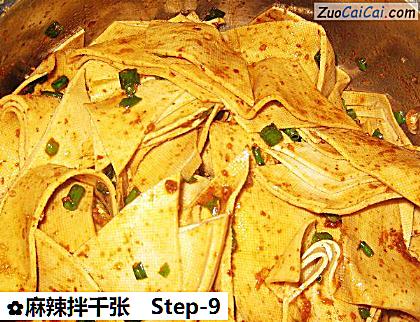 麻辣拌千张做法第九步骤