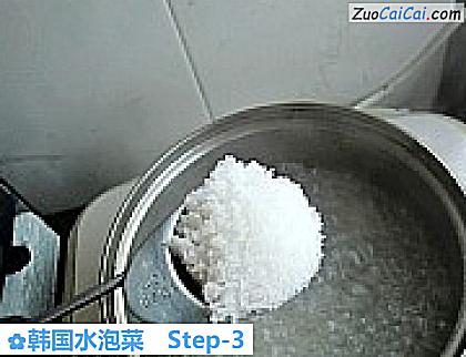 韩国水泡菜做法第三步骤