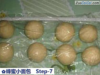 蜂蜜小面包做法第七步骤