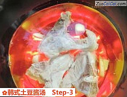 韩式土豆酱汤做法第三步骤