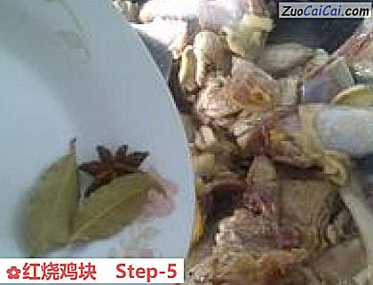 红烧鸡块做法第五步骤