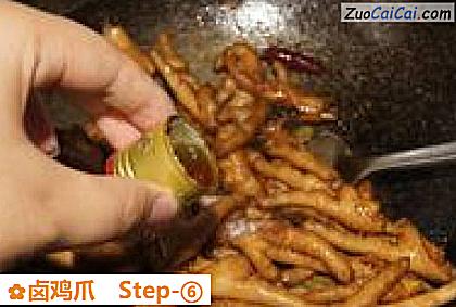 卤鸡爪做法第六步骤