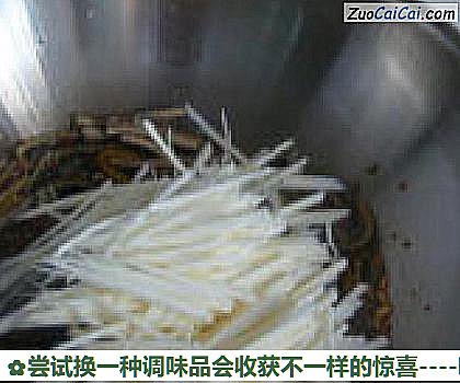 响油鳝丝做法第十一步骤