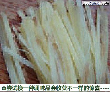 响油鳝丝做法第二步骤