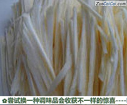 响油鳝丝做法第五步骤