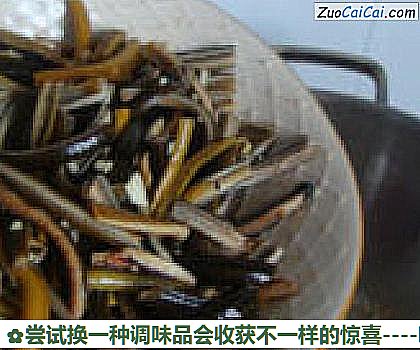 响油鳝丝做法第八步骤