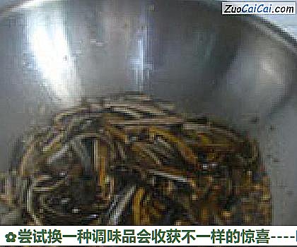 响油鳝丝做法第九步骤