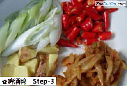 啤酒鸭做法第三步骤