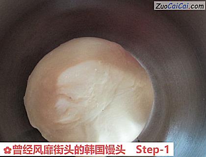 曾经风靡街头的韩国馒头做法第一步骤