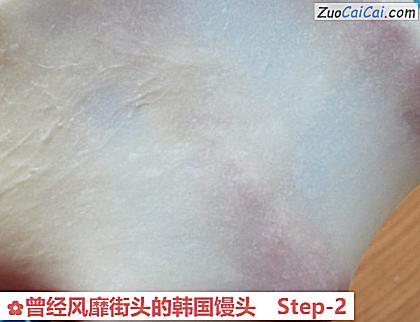 曾经风靡街头的韩国馒头做法第二步骤