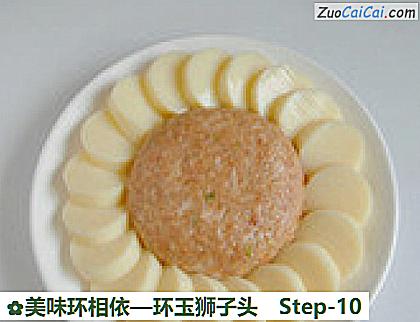环玉狮子头做法第十步骤