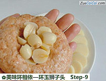 环玉狮子头做法第九步骤