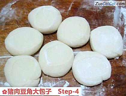 猪肉豆角大包子做法第四步骤