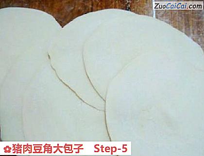猪肉豆角大包子做法第五步骤
