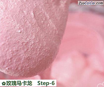 玫瑰马卡龙做法第六步骤