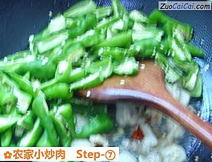 农家小炒肉做法第七步骤