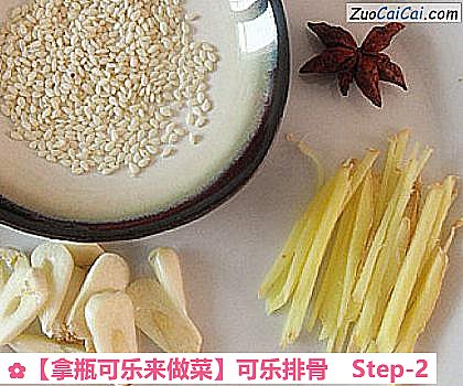 可乐排骨做法第二步骤