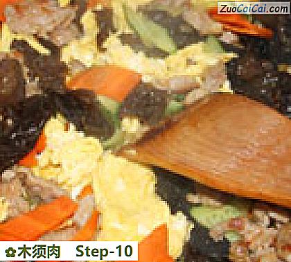 木须肉做法第十步骤