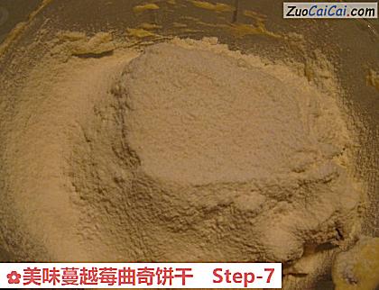 美味蔓越莓曲奇饼干做法第七步骤