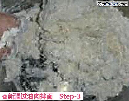 新疆过油肉拌面做法第三步骤