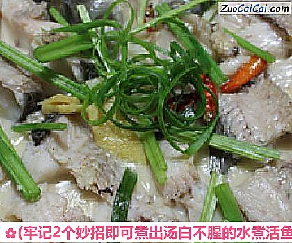 水煮活鱼做法第七步骤