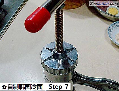 自制韩国冷面做法第七步骤