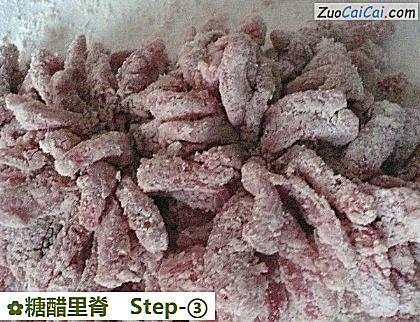 糖醋里脊做法第三步骤