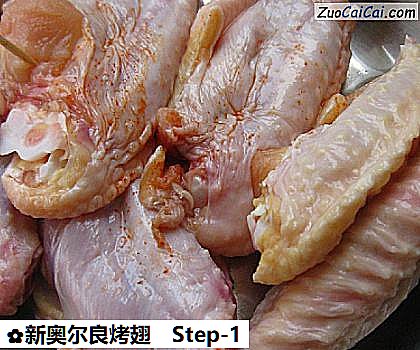 新奥尔良烤翅做法第一步骤