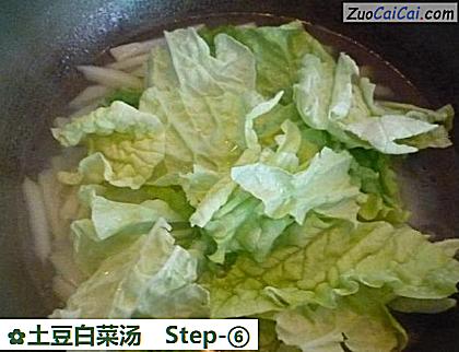 土豆白菜汤做法第六步骤