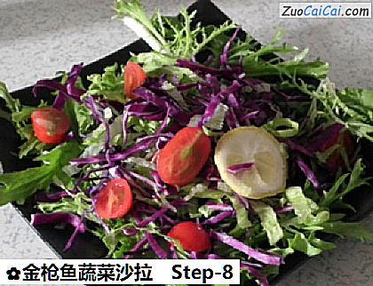 金枪鱼蔬菜沙拉做法第八步骤