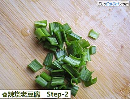 辣烧老豆腐做法第二步骤