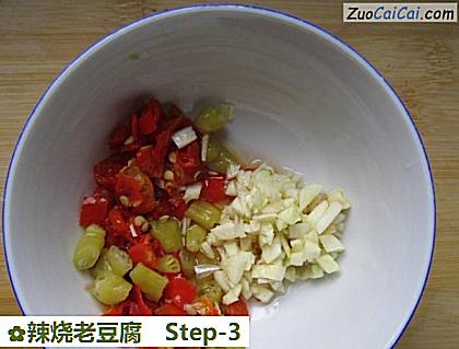 辣烧老豆腐做法第三步骤