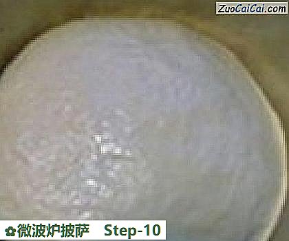 微波炉披萨做法第十步骤